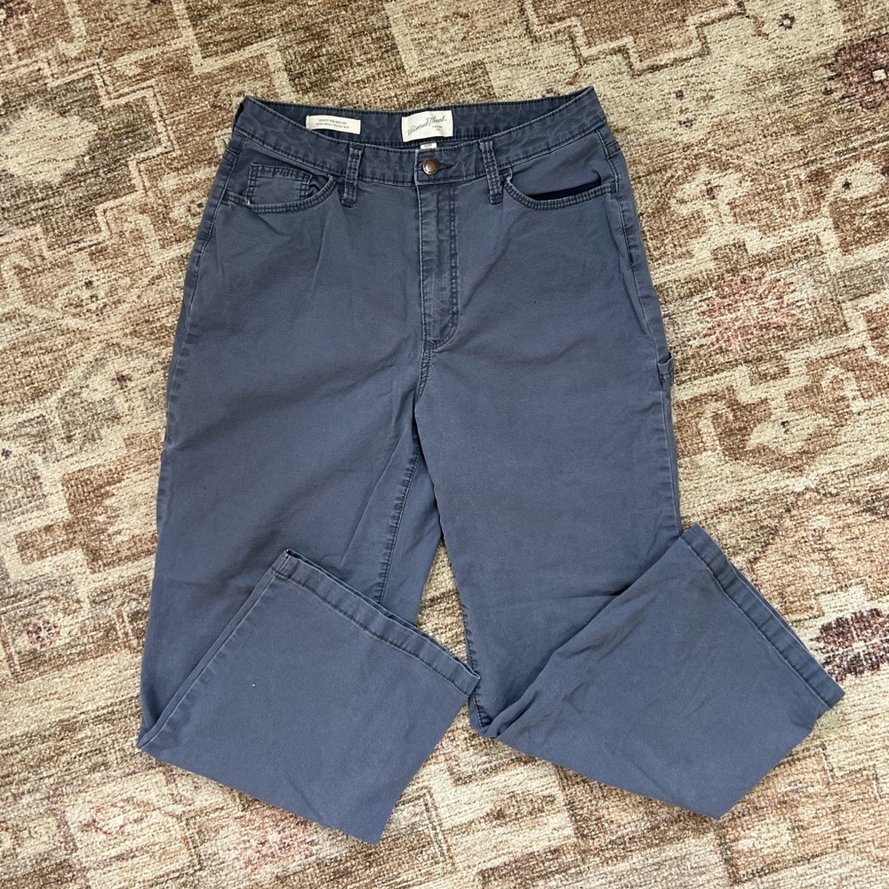 Women’s Casual Blue Cargo Wide Pant